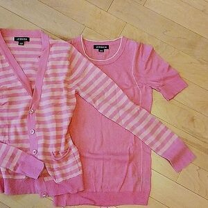 Cardigan and top set